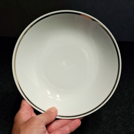 Mosa Maastricht Diep Bord Ø 19,5 cm – Zilver Randje