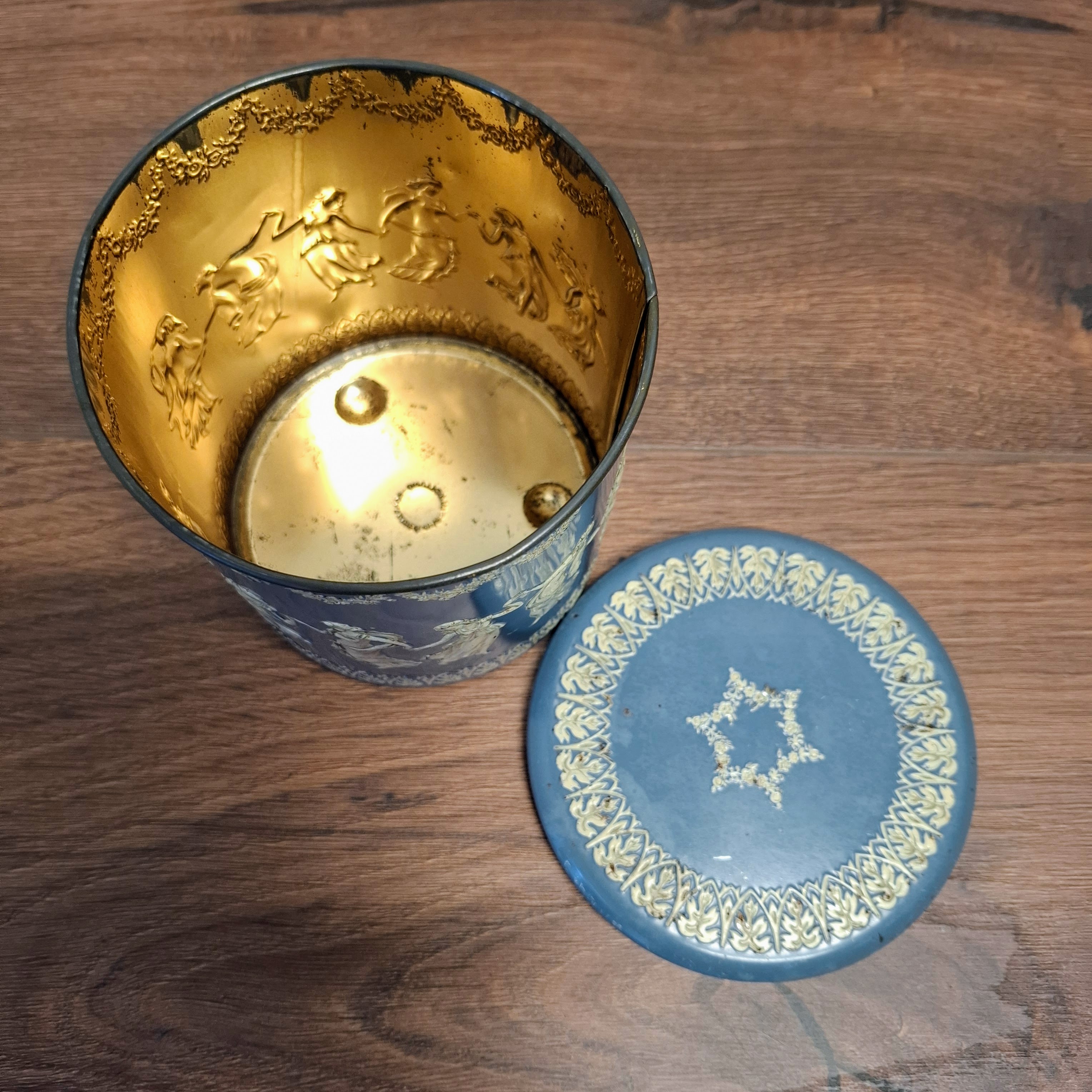 Blauw/wit Blik -  Griekse Afbeelding