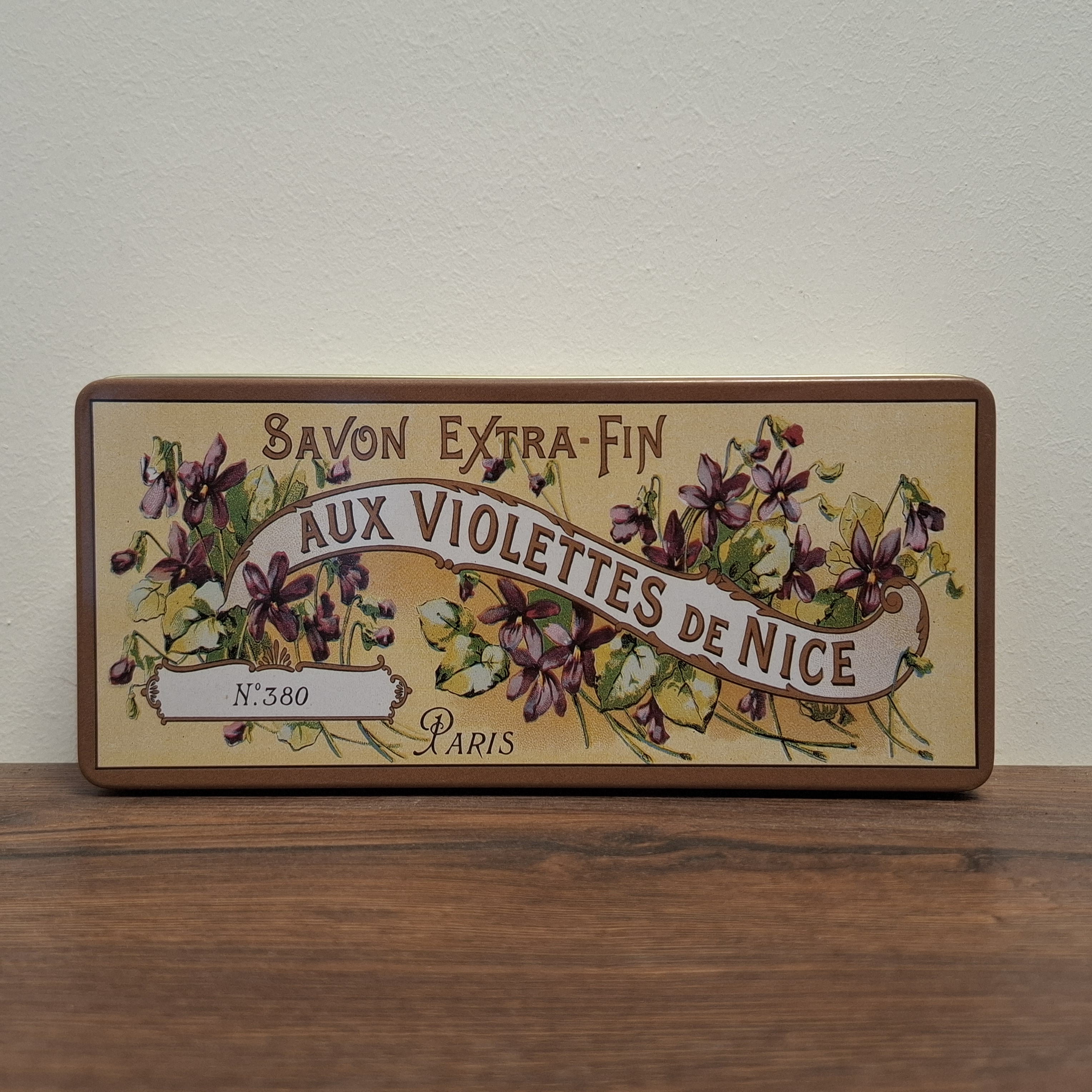 Blikje - Opbergen - Violettes de Nice Savon extra - fin
