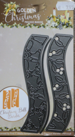 Cutting Die - Snijmal - Golden Christmas - Precious Marieke - Christmas Bell Border