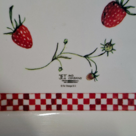 Jet ter Steege Strawberry Melamine Dienblad – Aardbeien