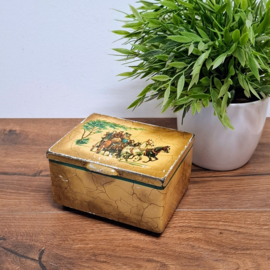 Blik - Theeblik - Geel - Douwe Egberts / Pickwick