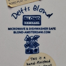 Bordje Delfts Blond  Ø 18,5 cm