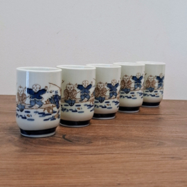 Japanse Yunomi Theekopjes 5 stuks