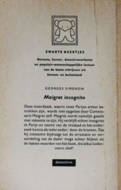 ZB0117/1 - Georges Simenon - Maigret incognito