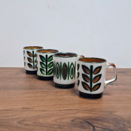 Boch Rambouillet Mok / Beker 4 stuks