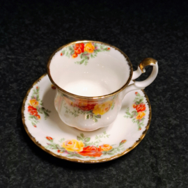 Royal Albert - Pacific Rose dames  - Kop en Schotel