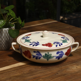 Oud Boerenbont - Dekschaal 22 cm - Regout Royal Sphinx Maastricht