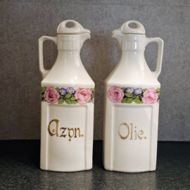 Antieke Azijn en Olie Schenkkan - Art Deco