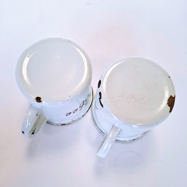 Emaille Bekers - Coffee