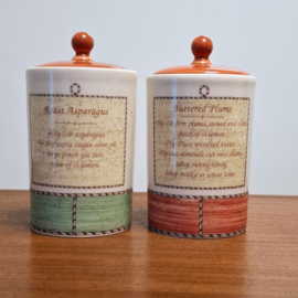 2 Potjes - Wedgwood Sarah’s Garden - Opbergen