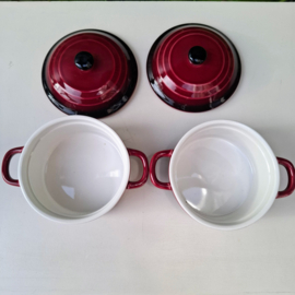 Mini Cocotte - Pannetje - Set van 2 stuks