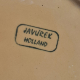 Vintage Fondueborden 3 stuks - Geel - Javurek