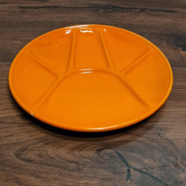 Vintage Fonduebord - Oranje