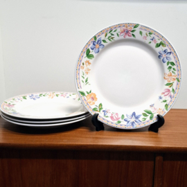 Alpine Spring – Plat Bord Ø 27 cm – 4 Stuks