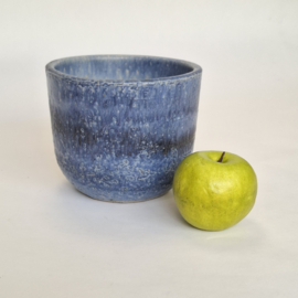 Bloempot Blauw - Aardewerk - Ø 15 x H 12,5 cm