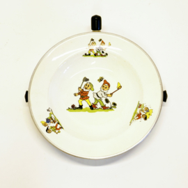 Vintage warmhoud bordje - Kabouter