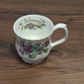 Royal Albert Flower of the Month series -  Beker – Violets - February