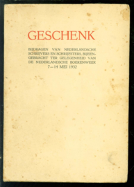 1932 - A.M.E. van Dishoeck, Cornelis Veth en C.J. Kelk - Geschenk