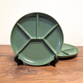 Fondueborden 2 stuks - Groen