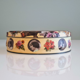 Vintage Blik /  Koektrommel – Made in England