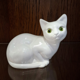 Poezenbeeldje - 2 Stuks - Poes / Kat met Groene Ogen