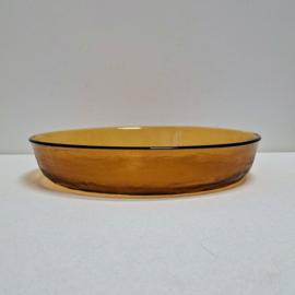 Arcoroc France Sierra Glas - Amber -  Grote Ronde Schaal 27,5 cm