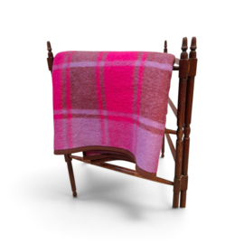 Vintage Deken Paars - Roze - 200 cm x 150 cm
