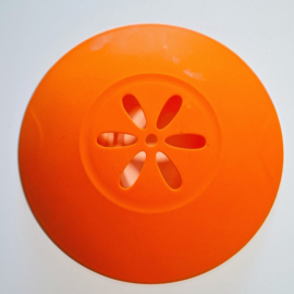 Oranje Anti Overkook Deksel Siliconen Ø 28 cm