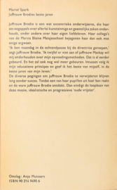 Sal490/1 -  Muriel Spark - Juffrouw Brodies beste jaren