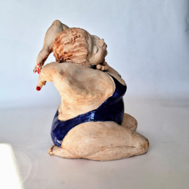 Wenny Trepels Keramiek - Dikke Dame in Badpak