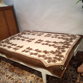 Vintage Deken met rits en drukknopen - Paardendeken?