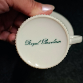 Espresso kop en schotel - Arzberg Cannelee - Royal Porcelain