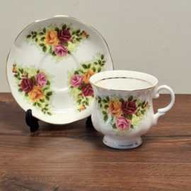 Pink Roses - Kop & Schotel