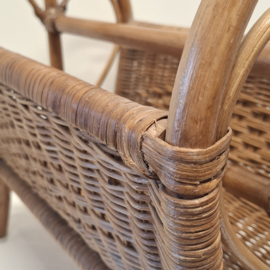 Lektuurmand - Tijdschriftenrek - Rotan