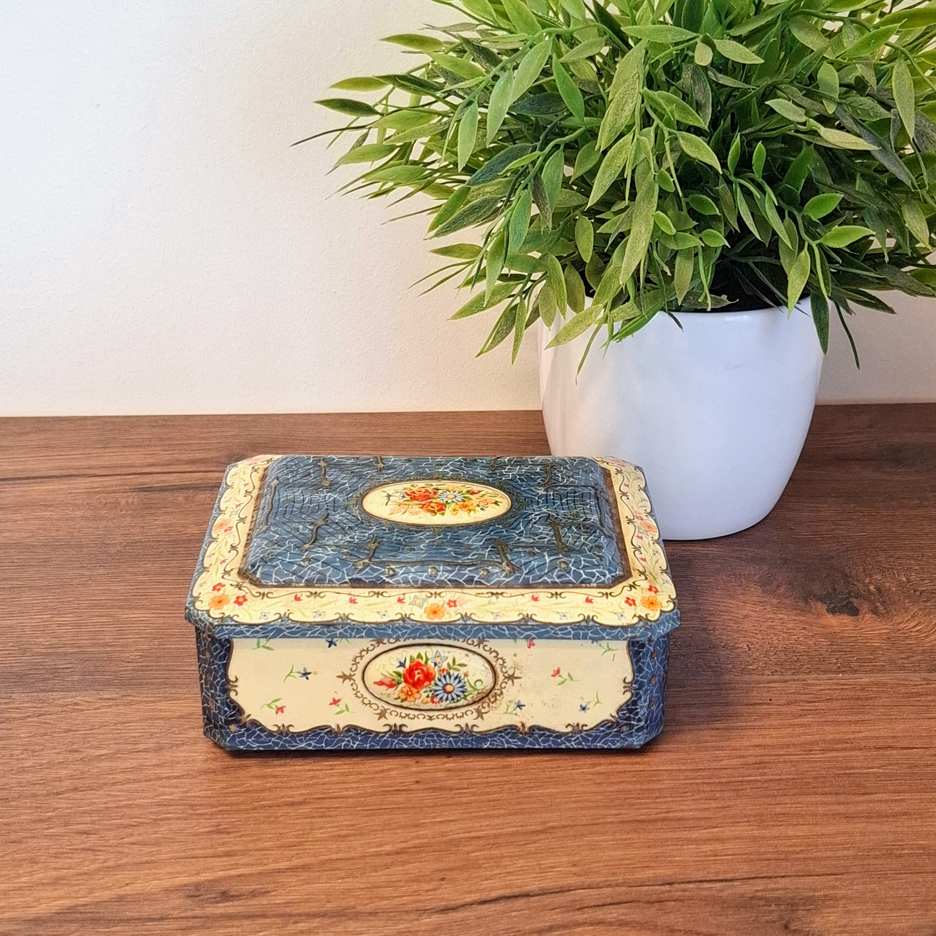 Vintage Blik - Bloemen