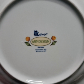 Art Design Koffietijd  5x Diepe Borden