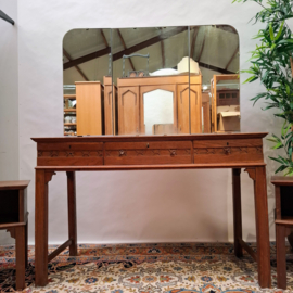 Pander Kaptafel met Spiegel en 2 Nachtkastjes Jaren 20 - Drieluikspiegel