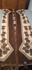 Vintage Deken met rits en drukknopen - Paardendeken?