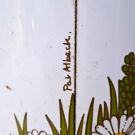 Vintage Blik - Bloemen Pat Albeck