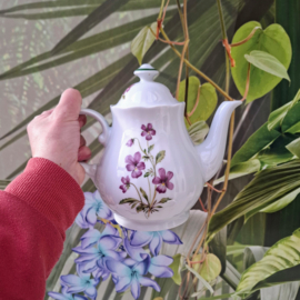 Vintage Porseleinen Theepot Marjolein Bastin voor Libelle – Forest Fruit