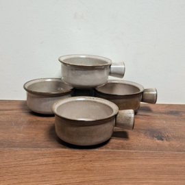 Vintage Soepkom 4 Stuks