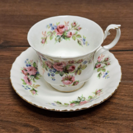 Royal Albert - Moss Rose - Heren Kop & Schotel