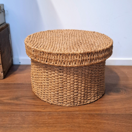 Mand - Ronde Opbergmand met Deksel