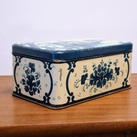 Delfts Blauw Blik - Koektrommel