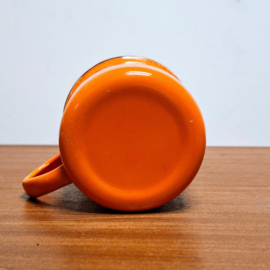 Oranje Emaïlle Mok / Beker