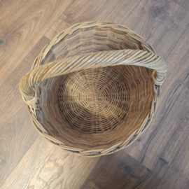 Rieten Mand - Hengselmand - Boodschappenmand - Traktatie