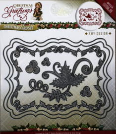 Cutting Die - Snijmal - Christmas Greetings - Amy Design - Christmas Card Set