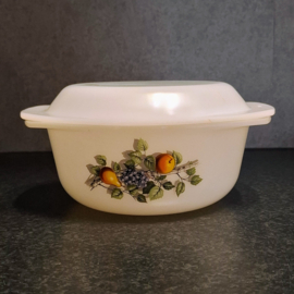 Schaal met deksel  - Arcopal Fleur de France