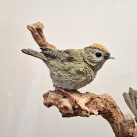 Beeldje van 2 vogels op een tak - Country Artists